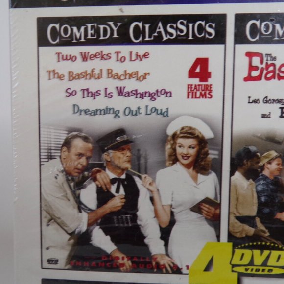 Comedy Classics 1920s - 1960s 4 DVD Boxed Set, Rooney, Sellers, Lombard, Keaton - Picture 2 of 7